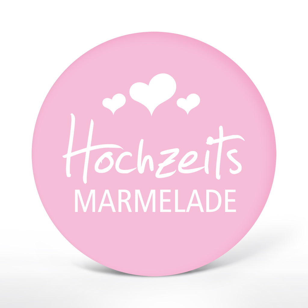 Deko-Sticker "Hochzeitsmarmelade" (24 St.)