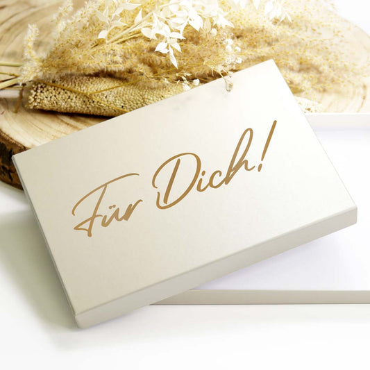 Geschenkbox "Für Dich" - creme