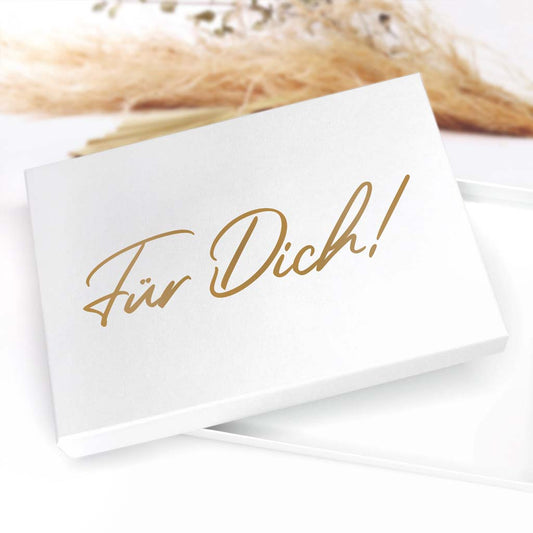 Geschenkbox "Für Dich" - weiß