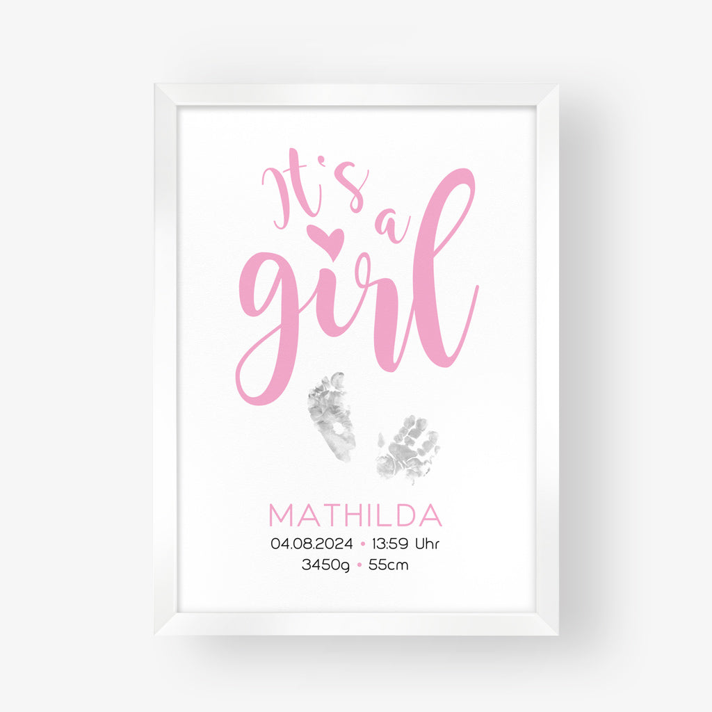 Poster "It´s a girl"